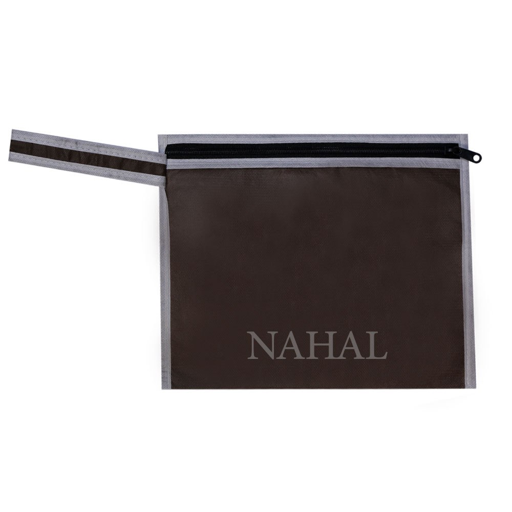 کیف بیمار زیپدارکد1003 رنگ قهوه ای(بسته 25 عددی)