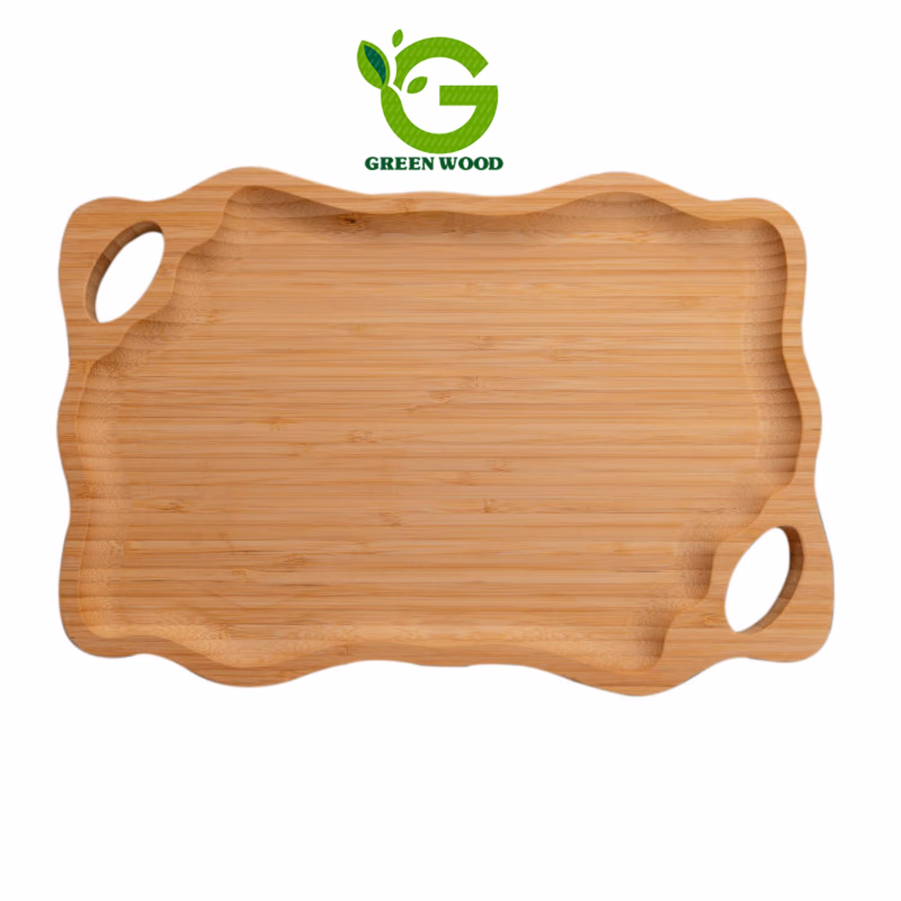 سینی پذیرایی چوبی بامبو(سینی سرو سینی پذیرایی)مدل  L31.5 کد Gw50501033