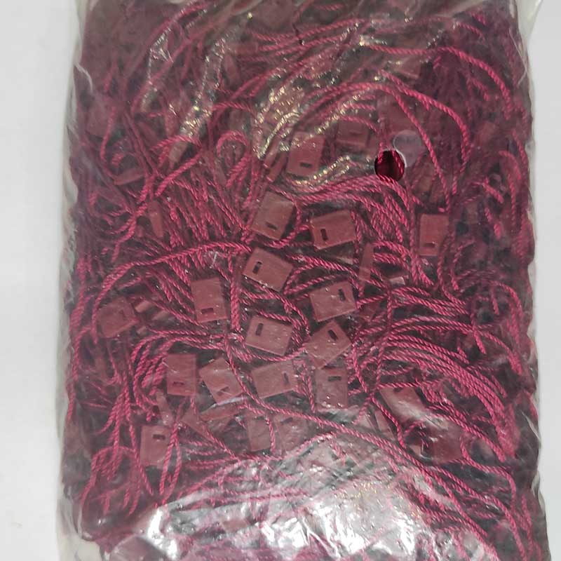 نخ پلمپ نخی نازک زرشکی 1000عددی