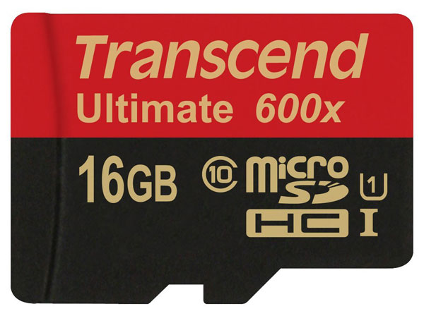 رم میکرو اس‌دی 16 گیگابایت Transcend Class 10 Ultimate 600X
