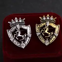 گل کت مردانه گالری شمرون مدل اسب و تاج کد BRC161B0