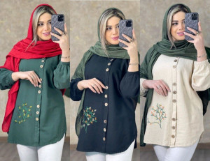 مانتو اسپرت زنانه نخی