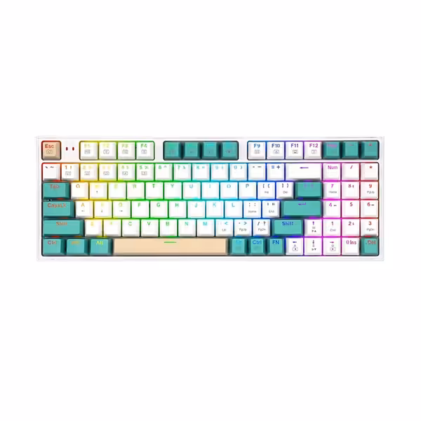 کیبورد مکانیکال گیمینگ ردراگون مدل  Veigar K643 WGC RGB Pro