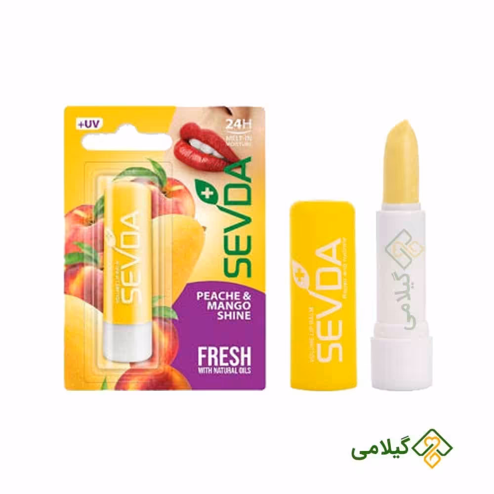 چرب لب انبه و هلو  سودا فروشگاه گیلامی ( بالم لب 4.8 گرمی )