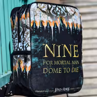 کوله پشتی ارباب حلقه ها - نازگول جنس  مخمل کوبیده BK0071