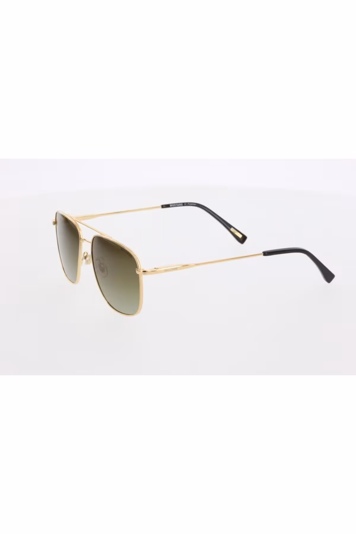 عینک آفتابی طلایی مردانه Mu2124 01 اورجینال Mustang