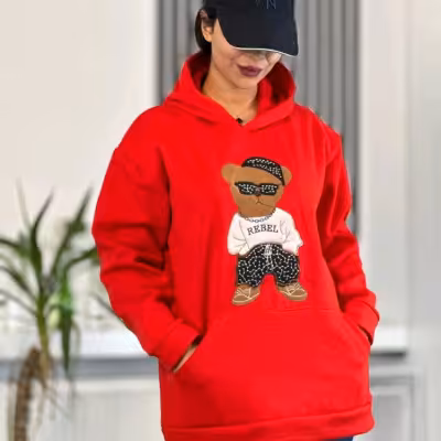 هودی تدی فانتزی زنانه مردانه ، هودی دورس سه نخ توکرکی