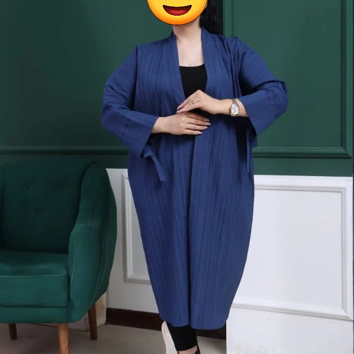 ✨مانتو جلو باز بلند آستین کیمونو ✨