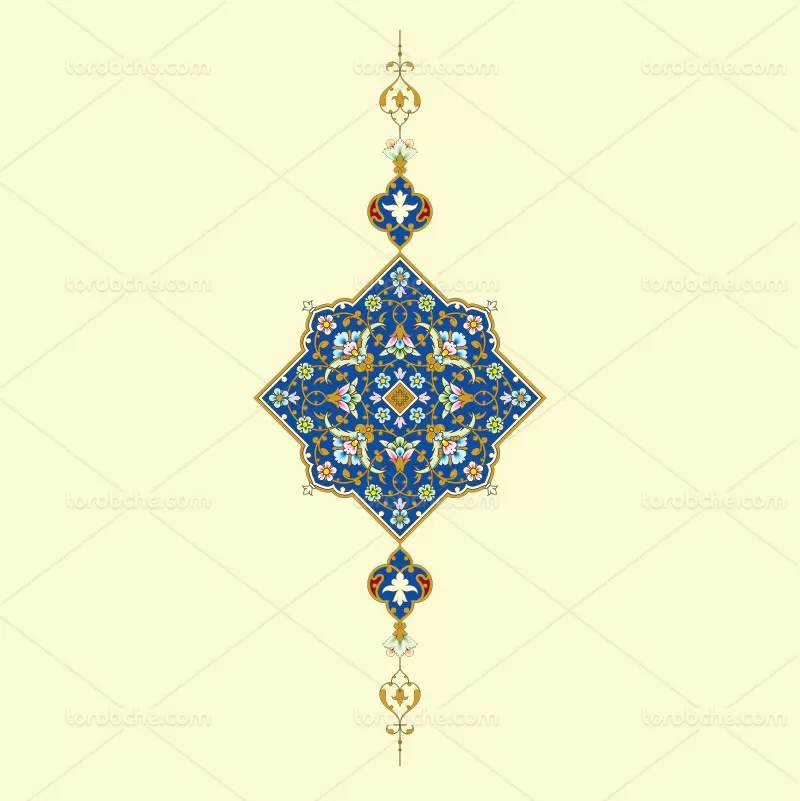 وکتور نشان تذهیب | گرافیک با طعم تربچه
