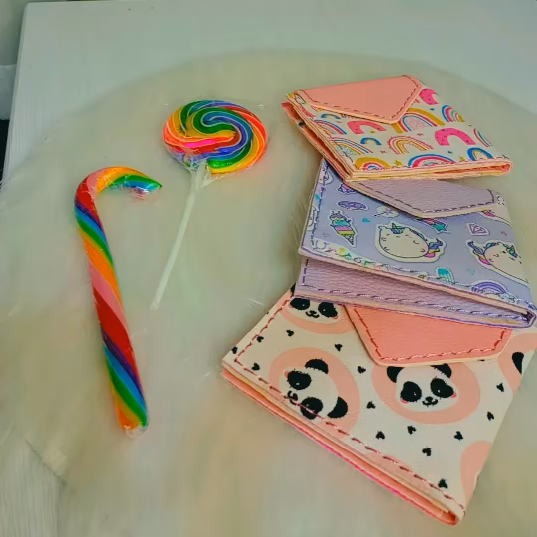 کیف پول جیبی چرم مصنوعی فانتزی