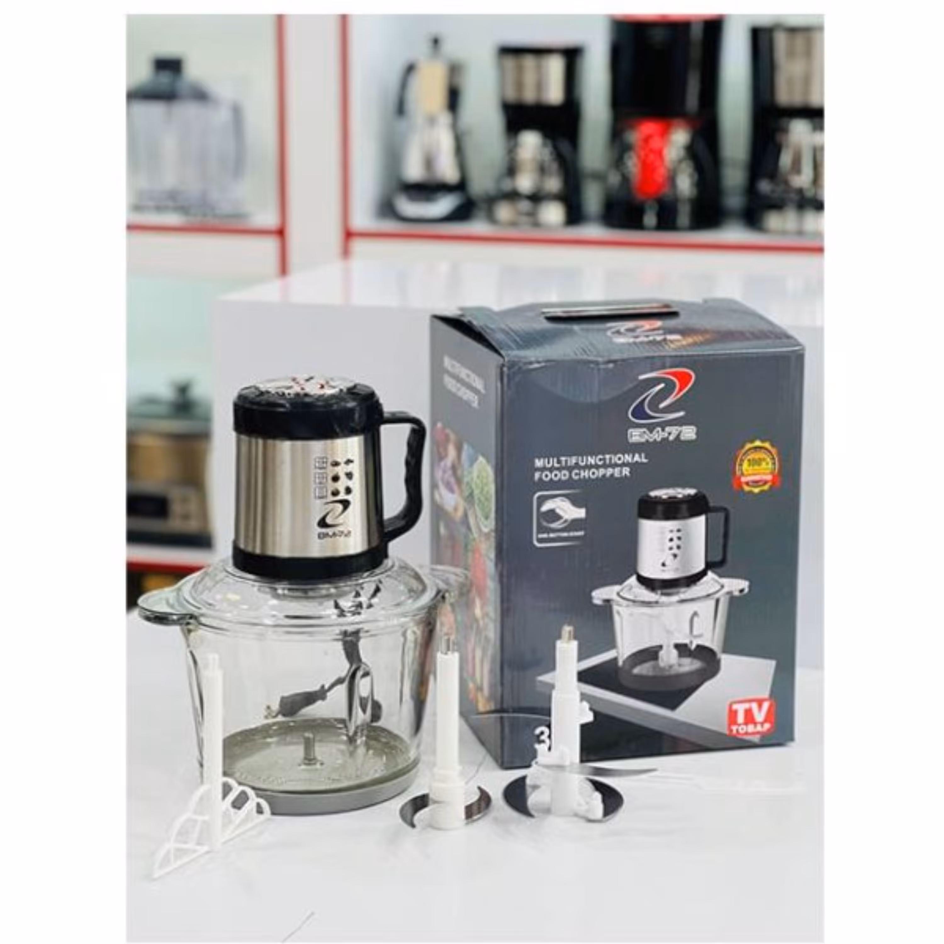 خردکن 3 لیتری  bm-72    مدل 1800 وات تیغه لیزری محصول شرکتی و تضمینی