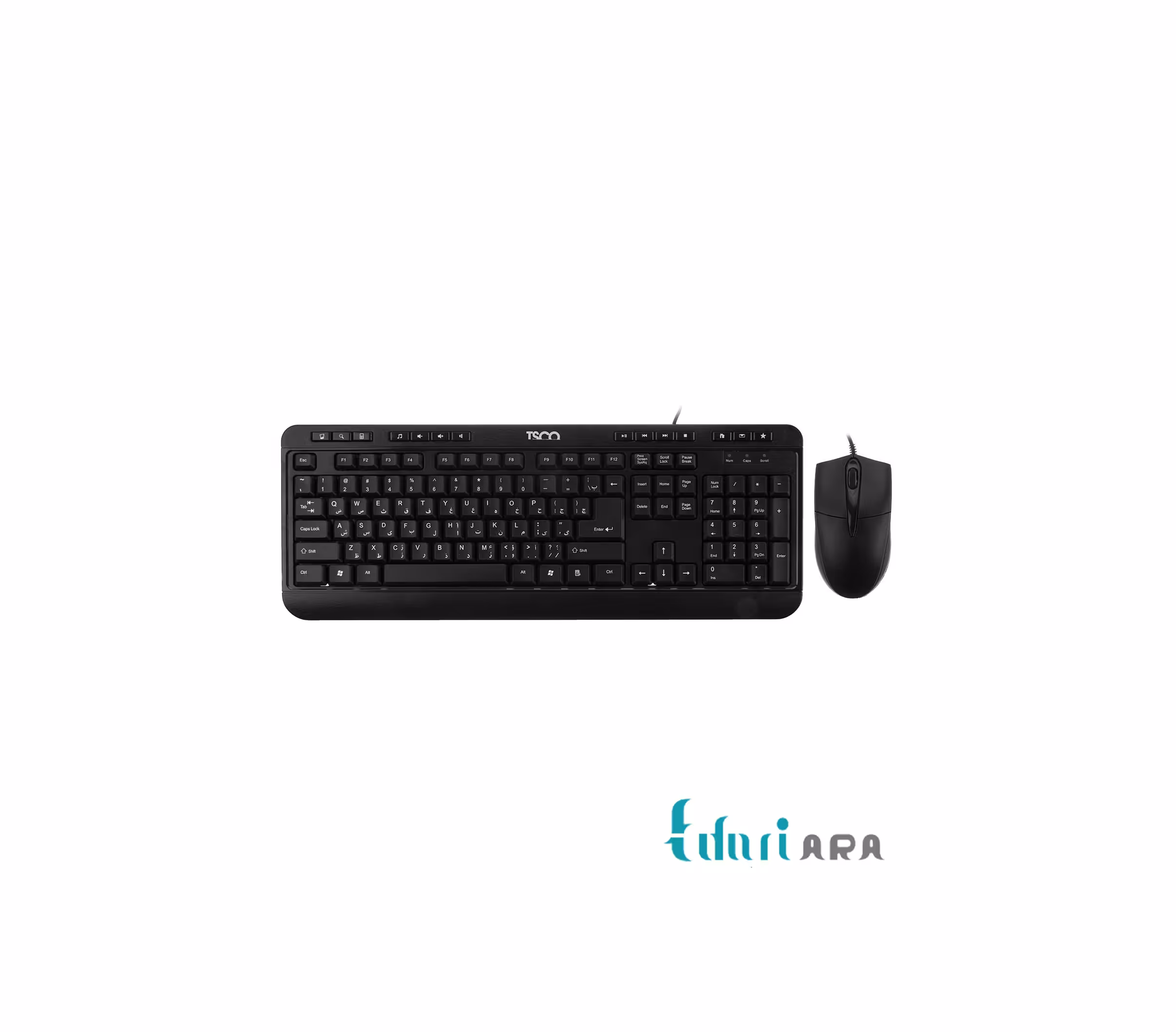 کیبورد و ماوس تسکو مدل TKM 8052 با حروف فارسی