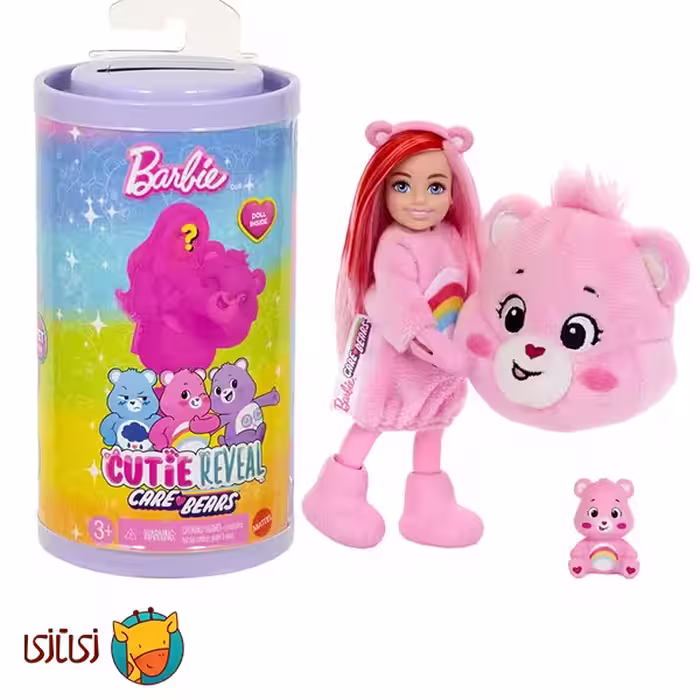 عروسک باربی Barbie چلسی Chelsea سری خرس‌های مهربون مدل JCN97