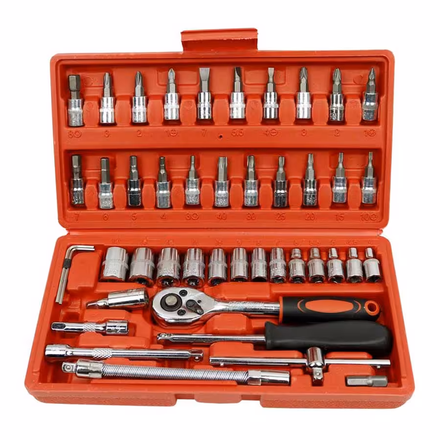 قیمت و خرید ست پیچ گوشتی و سری بکس 46 عددی CR-V | یاس ارتباط