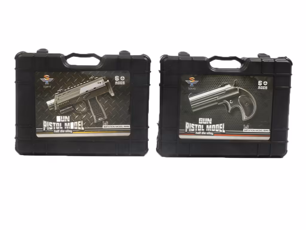 مینی کلت نیمه فلزی 10 سانتی مدل ساچمه ای و چمدانی با ساچمه های فومی