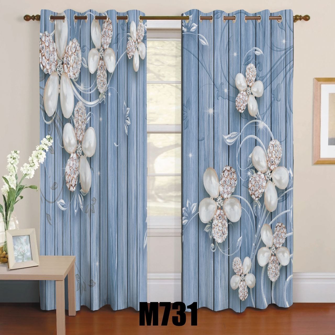 رو تختی یک نفره سه بعدی طرح گل 18