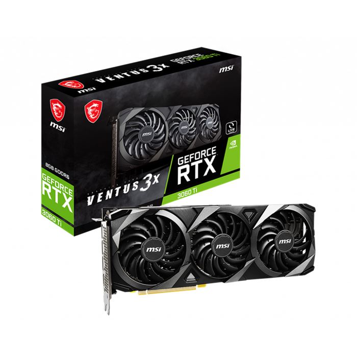کارت گرافیک ام اس آی GeForce RTX 3060 Ti VENTUS 3X 8G