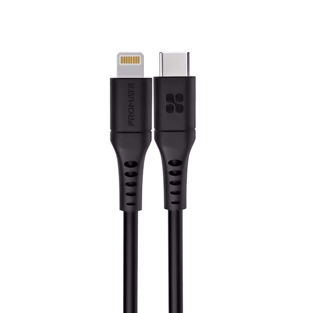 کابل تبدیل USB-C به لایتنینگ پرومیت مدل POWERLINK-120.B  طول 1.2 متر
