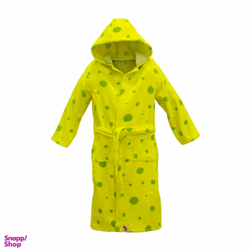 حوله پالتویی کودک طرح باب اسفنجی سایز 100 سانتی‌متر