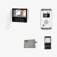 پک دکمه‌ای مانیتور آیفون تصویری C70M تکنما
