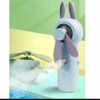 پنکه دستی شارژی و بخور سرد استفاده همزمان