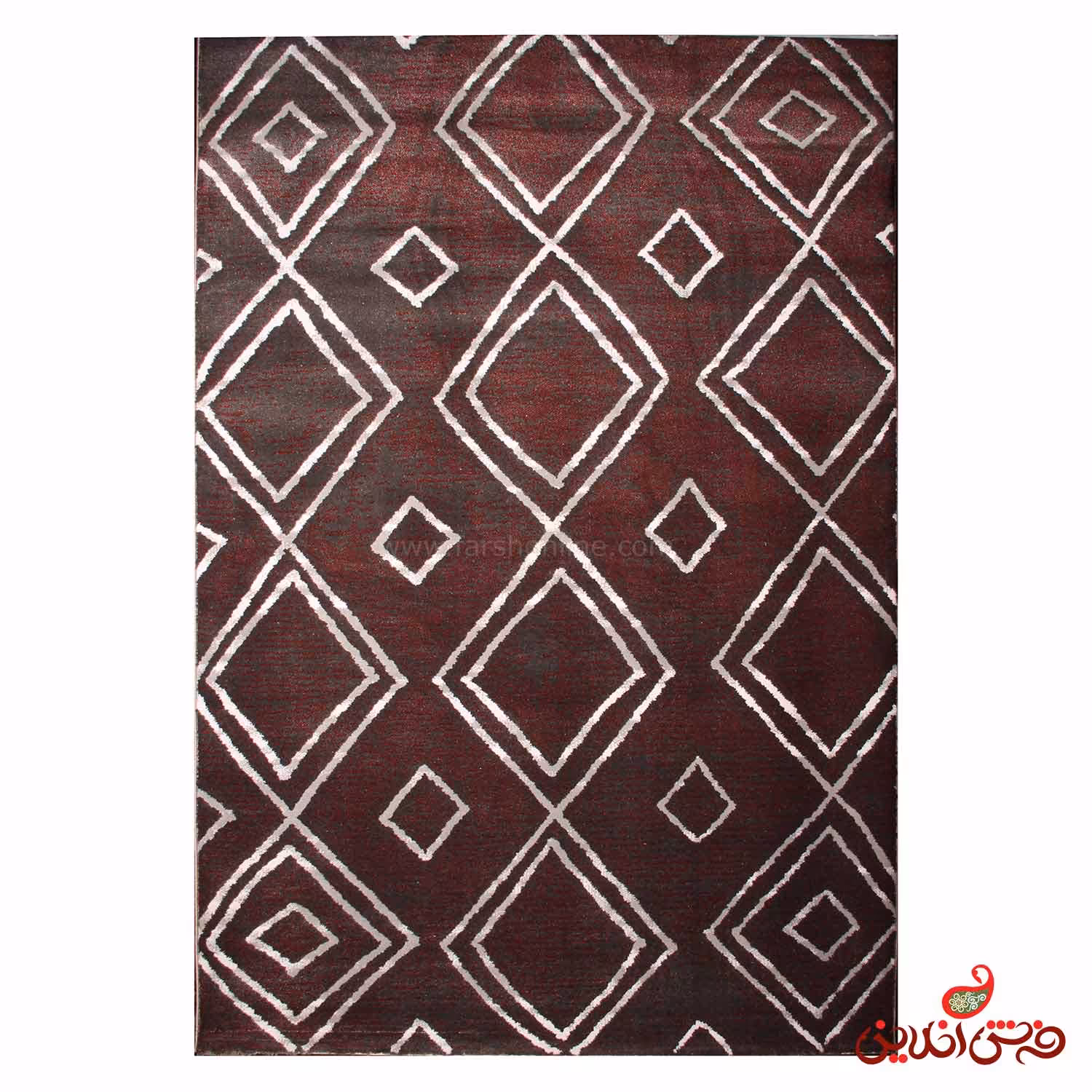 فرش ساوین کد 8019 دودی