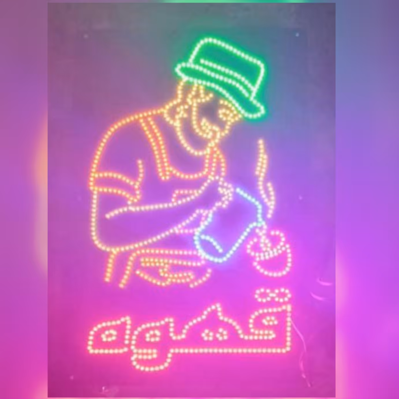 تابلو ال ای دی   قهوه