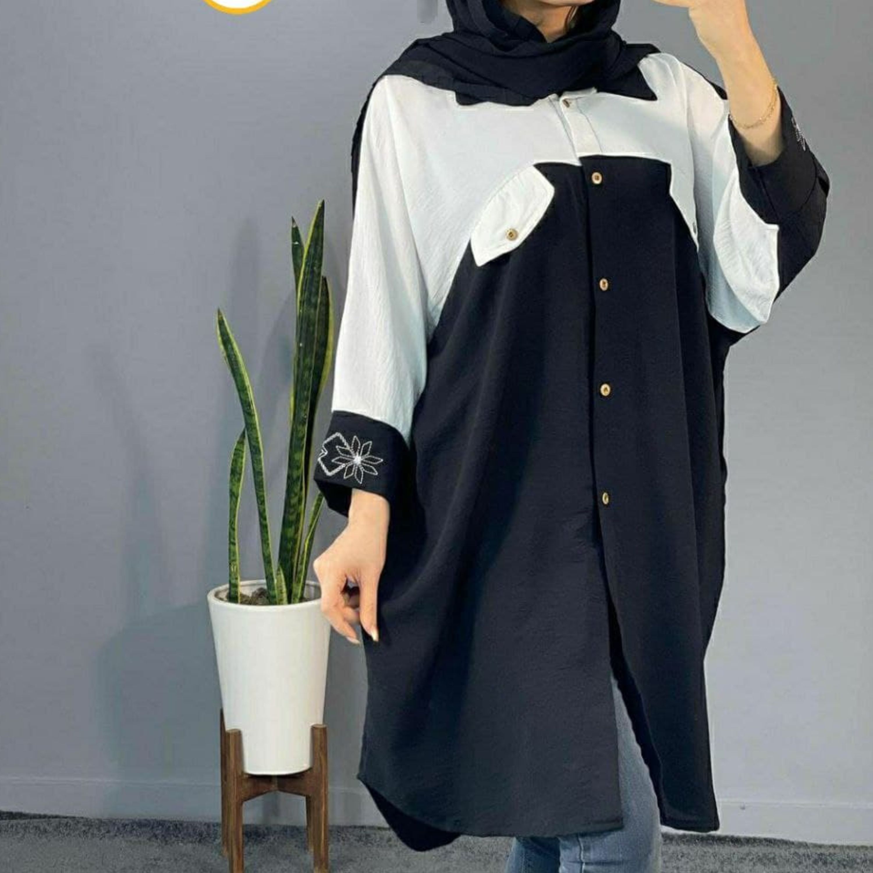 پانچ سایز بزرگ ابرو بادی عالی