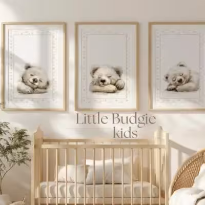 قاب سه تکه طرح خرس خوابالو