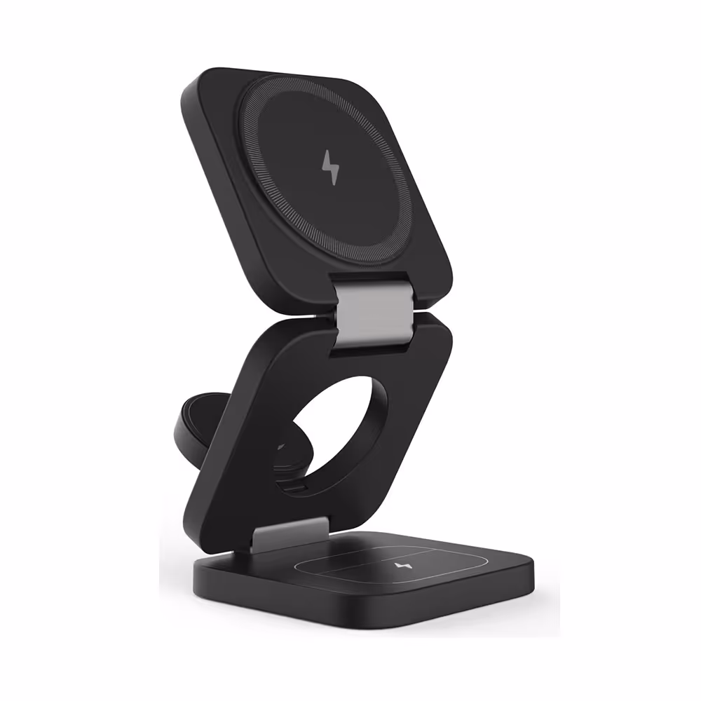 شارژر بی سیم 15 وات پرودو مدل PD-3N1FMC-BK