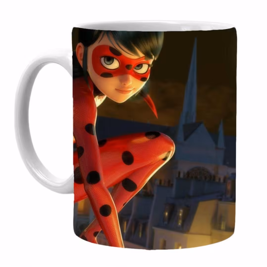 ماگ طرح دختر کفشدوزکی کد203