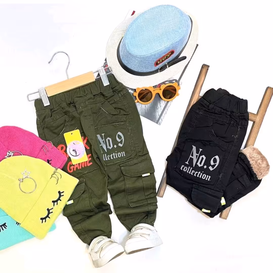 شلوار لاینردار بچگانه اسپرت.دخترانه و پسرانه