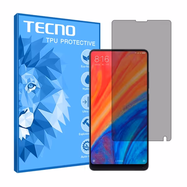 گلس شیائومی Mi Mix 2S مدل هیدروژلی پرایوسی برند تکنو کد S