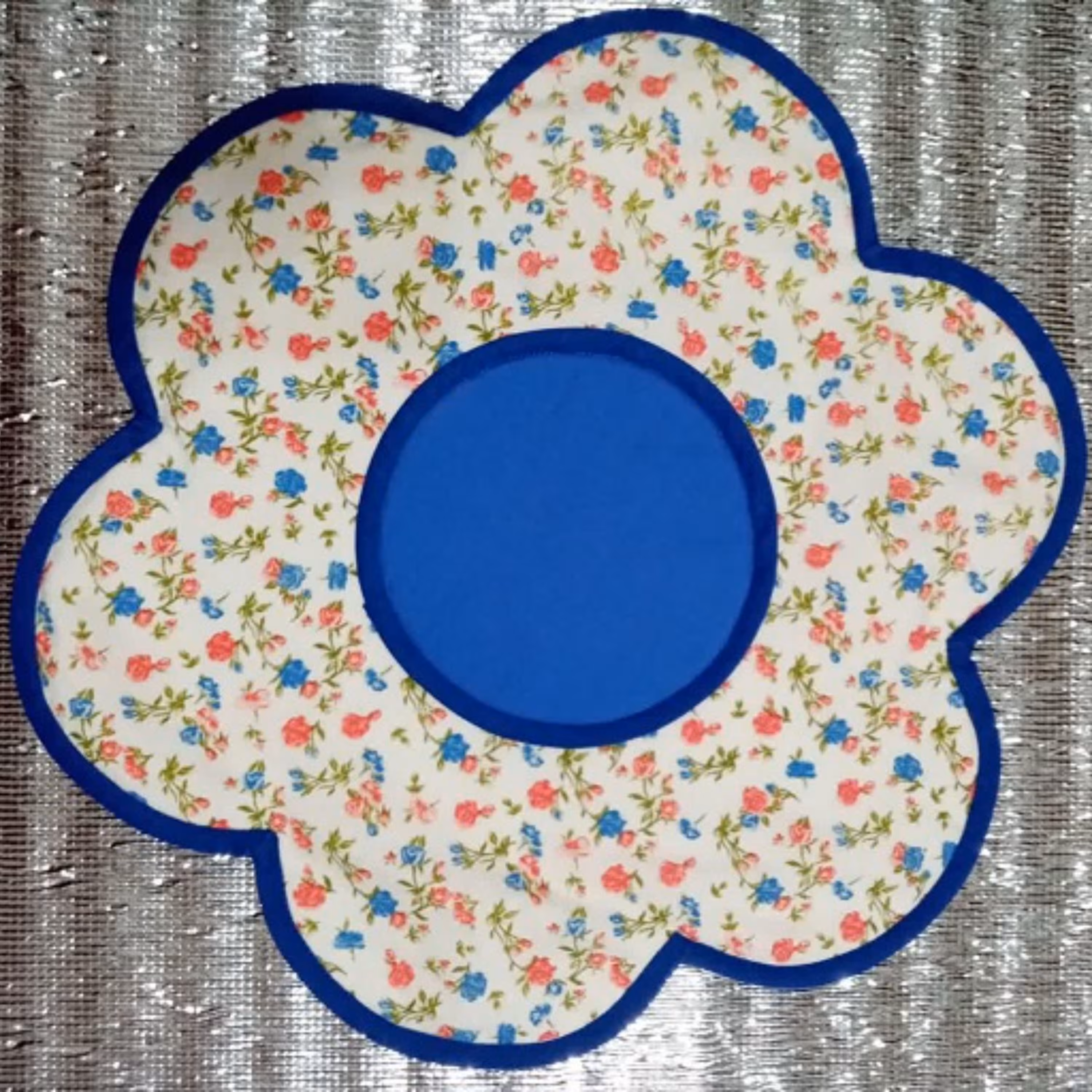 زیر قابلمه ای طرح گل (کد 18)