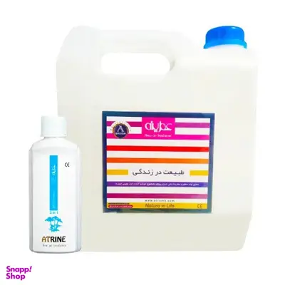 خوشبو کننده هوا عطرینه مدل رایحه گلهای وحشی حجم 4 لیتر به همراه یک اسپری خالی