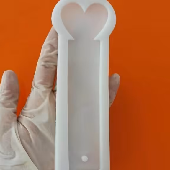 قالب سیلیکونی بوک مارک طرح قلب