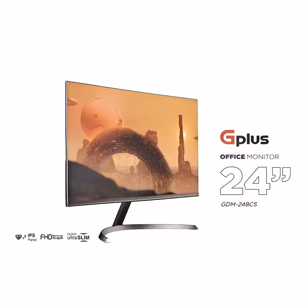 مانیتور جی پلاس مدلGDM-248CS سایز 24 اینچ