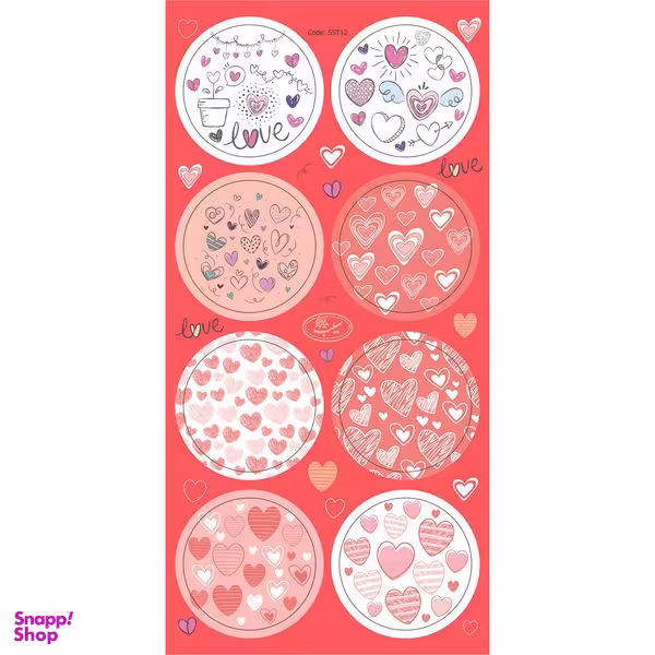 استیکر طرح عاشقانه مدل sst12