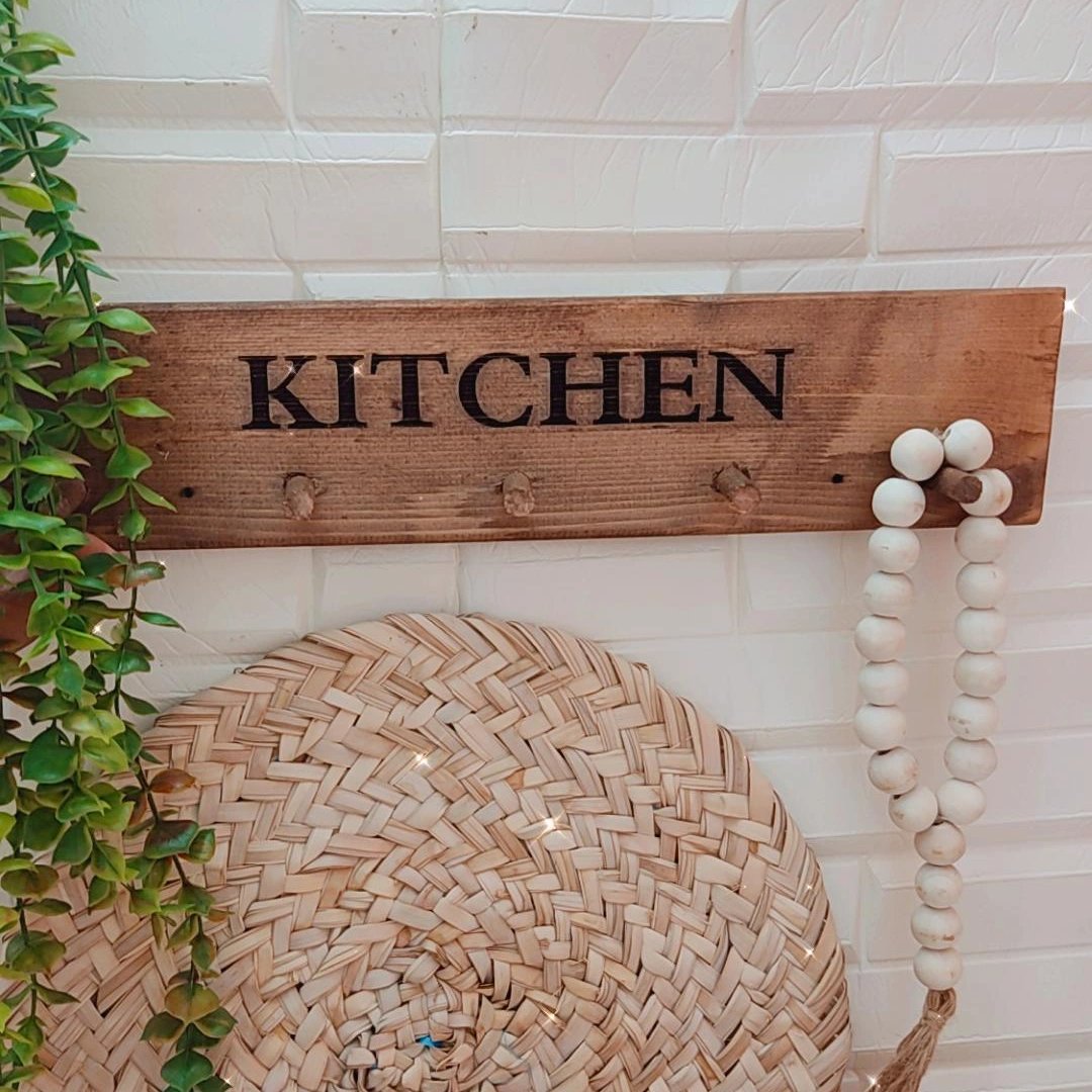 آویز چوبی کیچن (چوب روس)