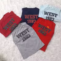 تاپ و شلوارک طرح WEST سایز 35 تا 50
