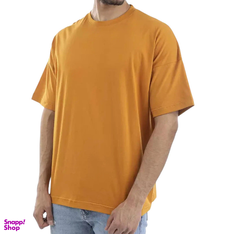 تیشرت مردانه مدل MDSS-CG2755 رنگ خردلی