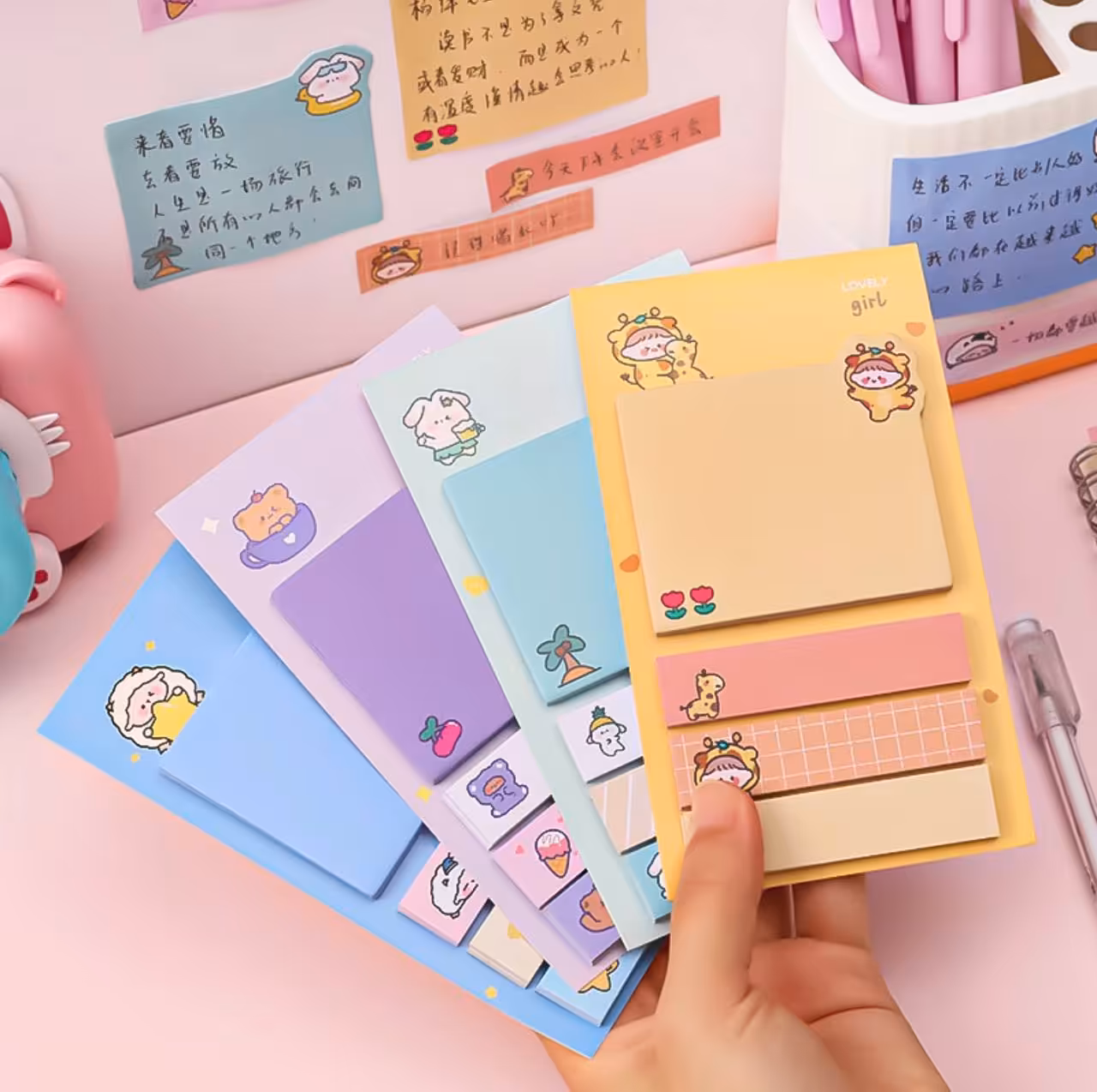 ست استیک نوت طرح LOVELY