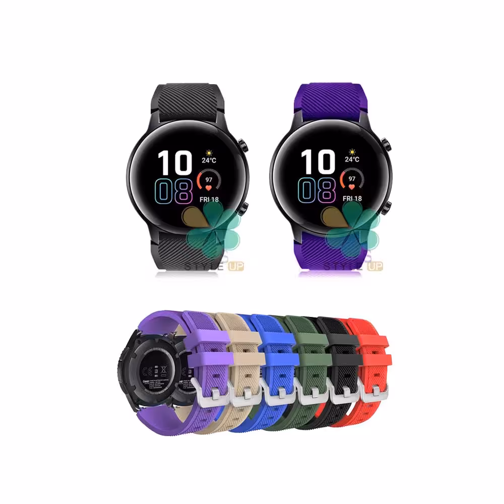 بند سیلیکونی ساعت هوشمند هواوی Honor MagicWatch 2 42mm
