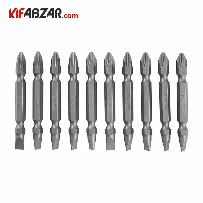 سری پیچ گوشتی یکسر دو سو یکسر چهارسو 10 عددی تاپ تول مدل GAAW1004