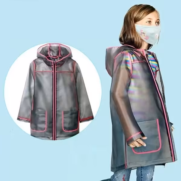 بارانی دخترانه پپرتس دودی مات شیشه ای8-9سال اروپا مبدا برند آلمان