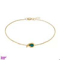دستبند طلا 18 عیار زنانه کاپانی کد KB008