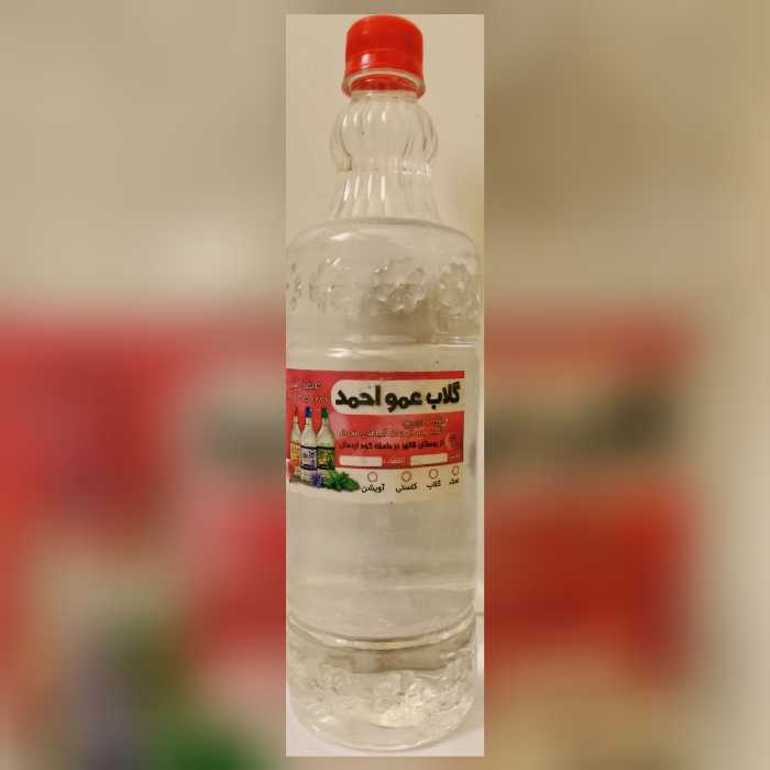 گلاب درجه یک کاشان(یک لیتری)  (با دیگ سنتی گلاب گیری)