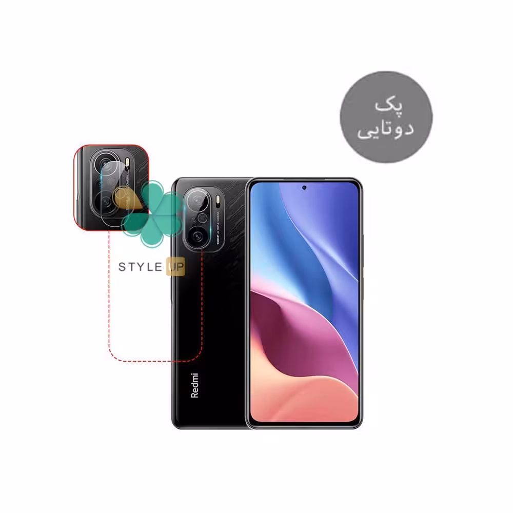 پک دوتایی محافظ لنز نانو سرامیک گوشی شیائومی Redmi K40 Pro