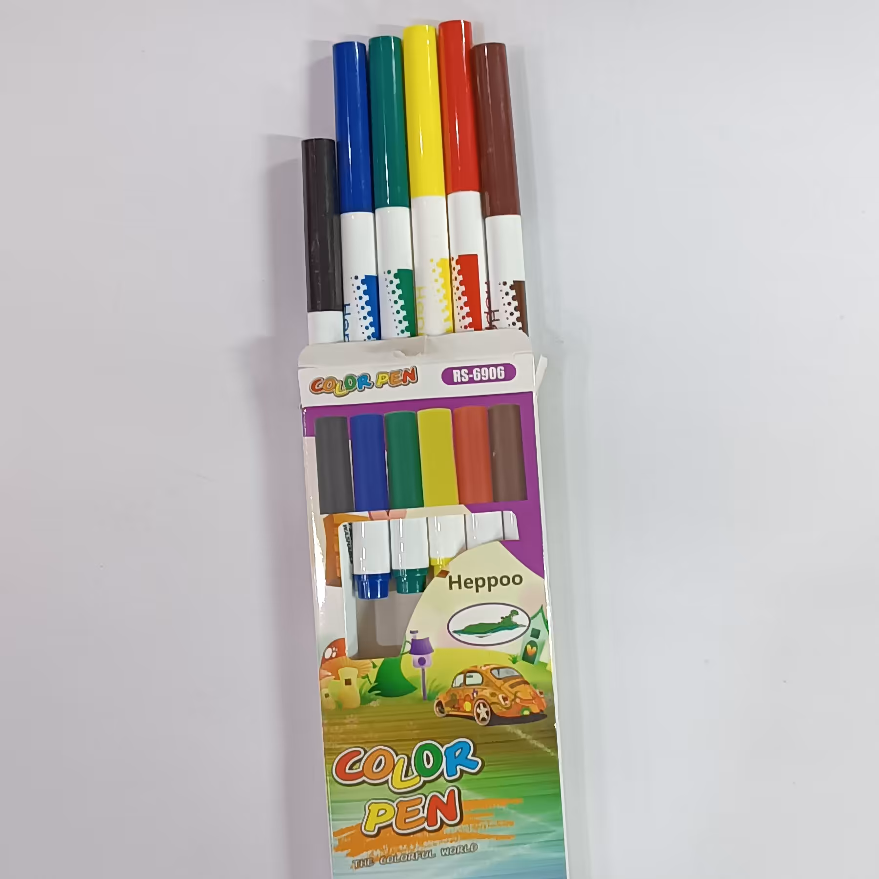 ماژیک 6 رنگ  Heppoo