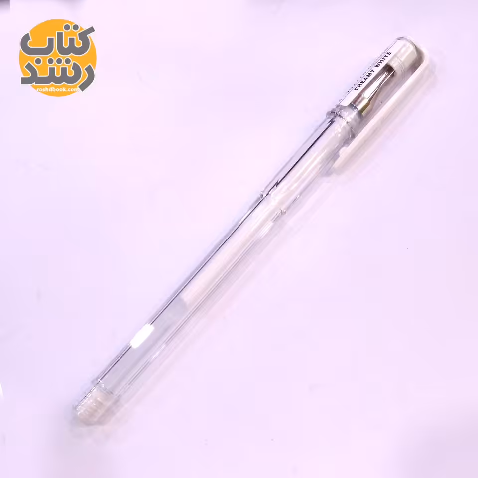 خودکار سفید خامه ای یونی بال Uni-ball Singo مدل UM-100